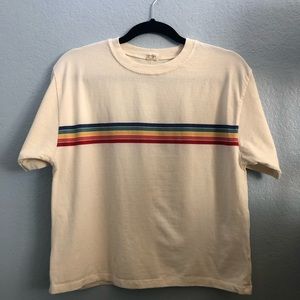 Brandy Melville Aleena Rainbow Tee